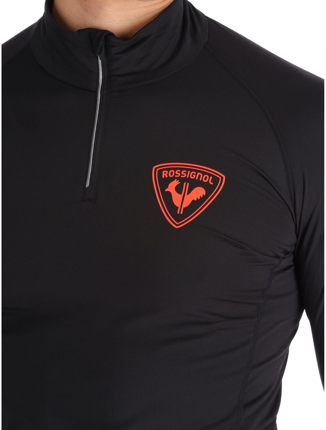 Rossignol, New Hero Classique 1/2 Zip pullover men Black black 