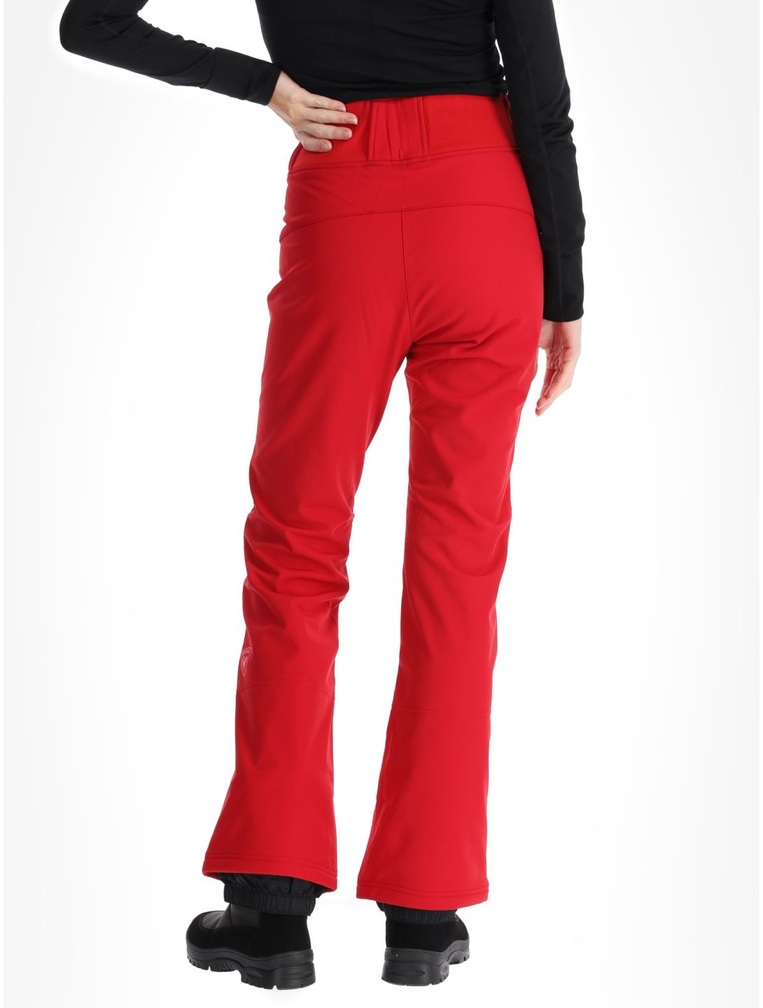 Rossignol, Ski Softshell softshell ski pants women Ruby Red red 