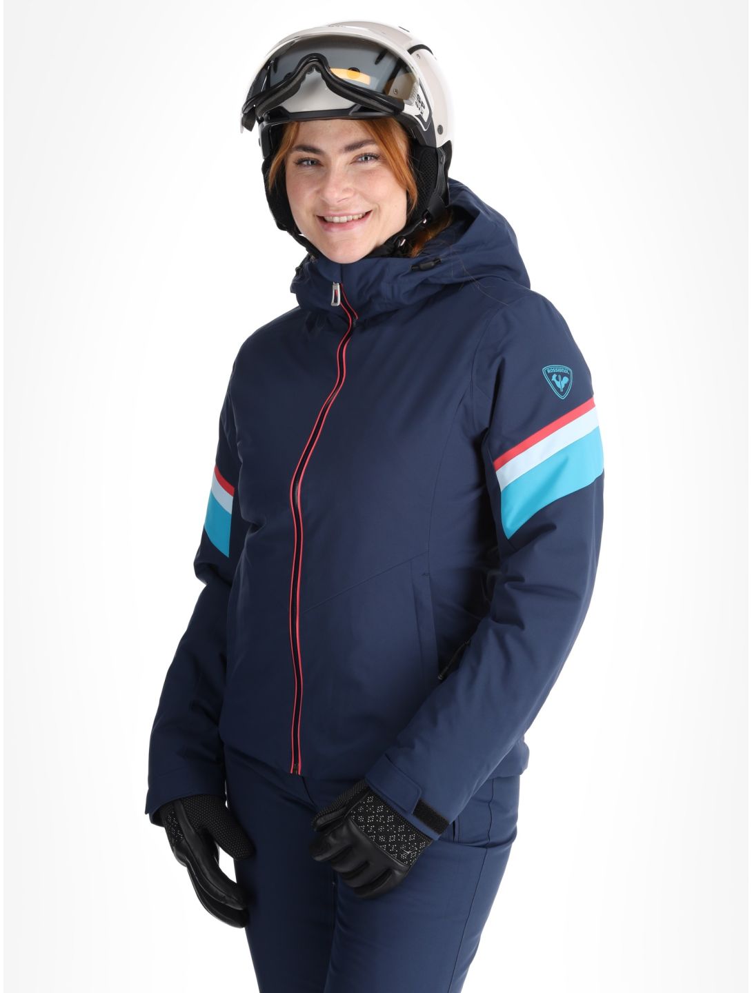 Rossignol, W Strawpile ski jacket women Dark Navy blue 