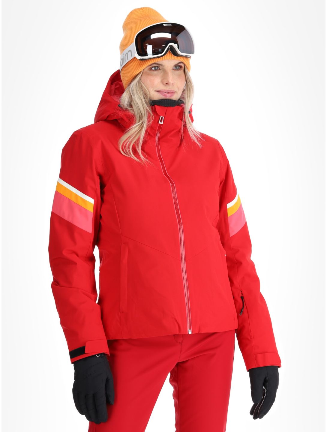 Rossignol, W Strawpile ski jacket women Ruby Red red 