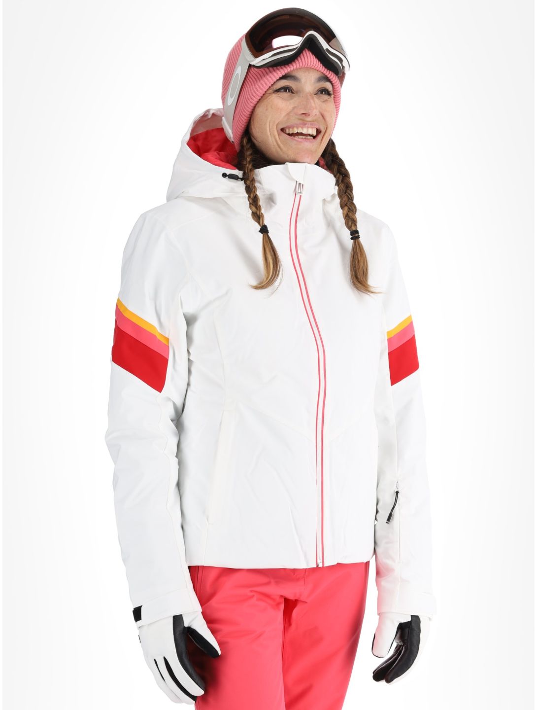 Rossignol, W Strawpile ski jacket women White white 