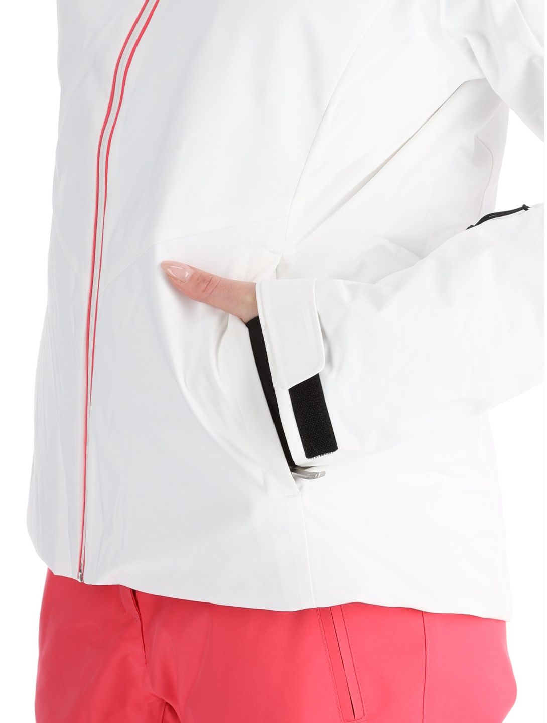 Rossignol, W Strawpile ski jacket women White white 