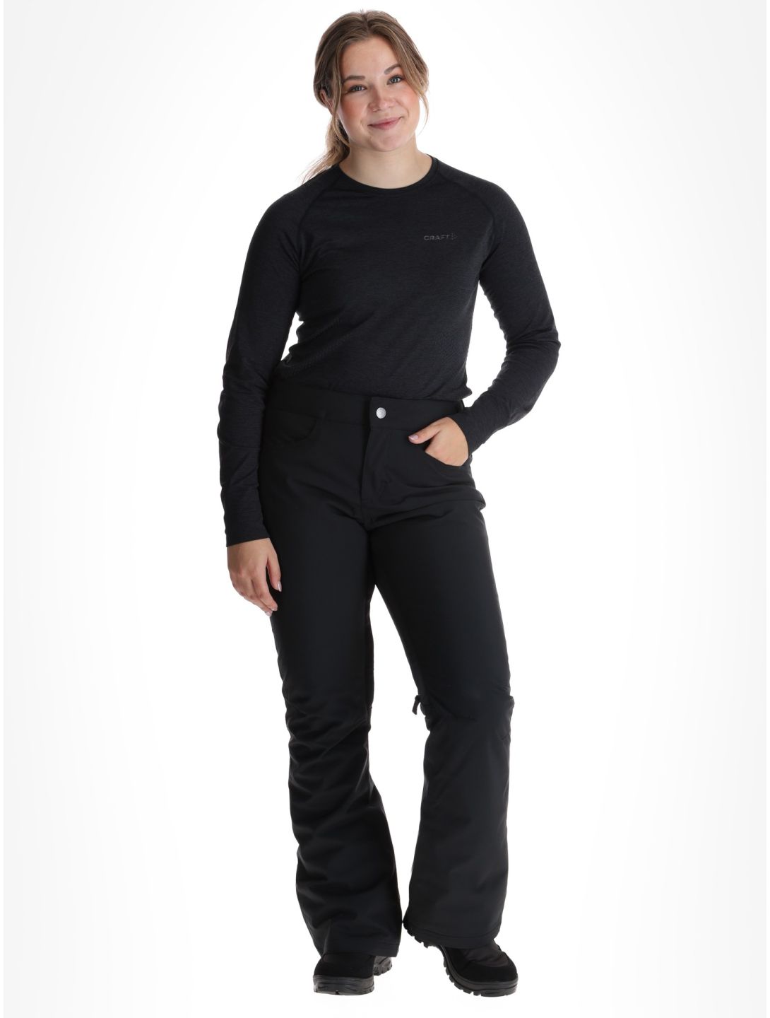 Roxy, Backyard ski pants women True Black black 