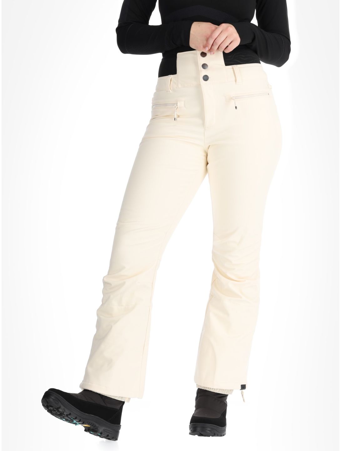 Roxy, Rising High ski pants women Buttercream beige 