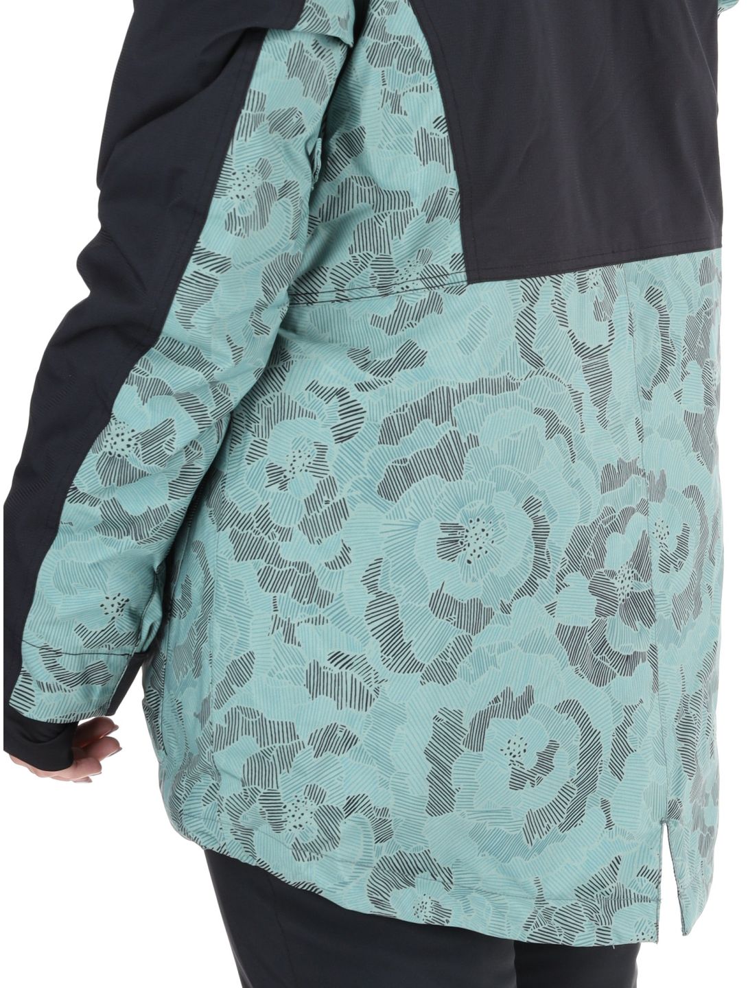 Roxy, Stated ski jacket women Lily Pad Sketch Book black, green 