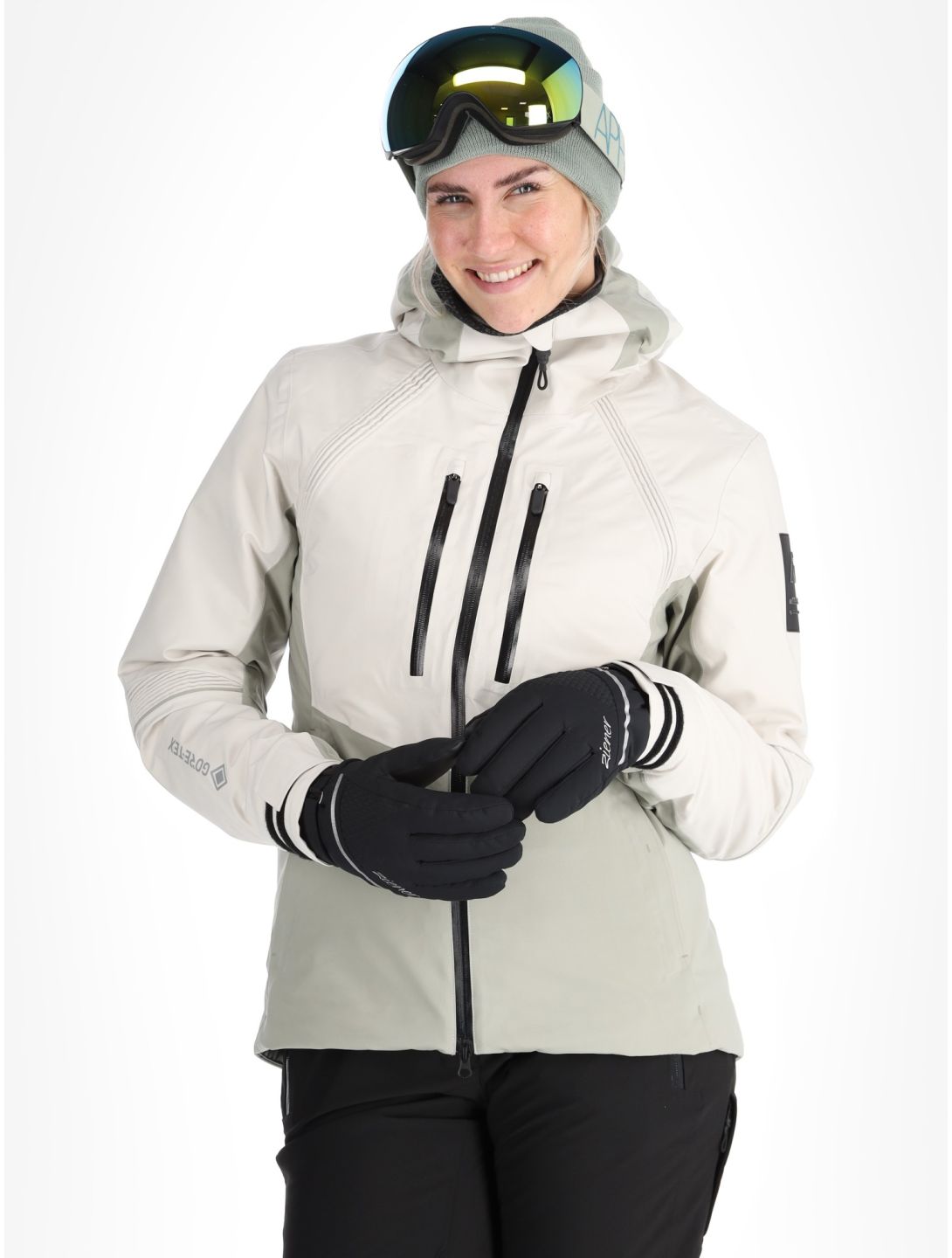 Rukka, Saarla ski jacket women Natural White beige, grey 