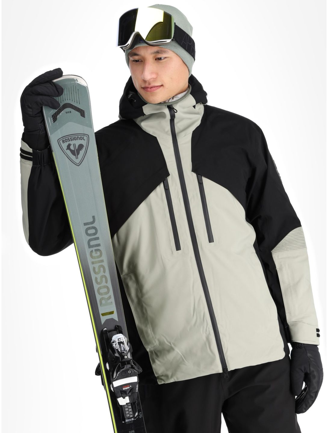 Rukka, Saaros ski jacket men Antique Green black, green 