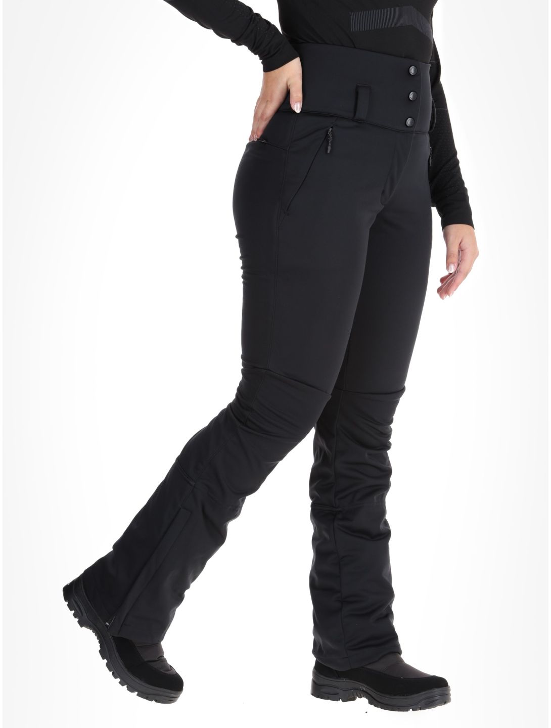 Rukka, Soikko softshell ski pants women Basic Black black 