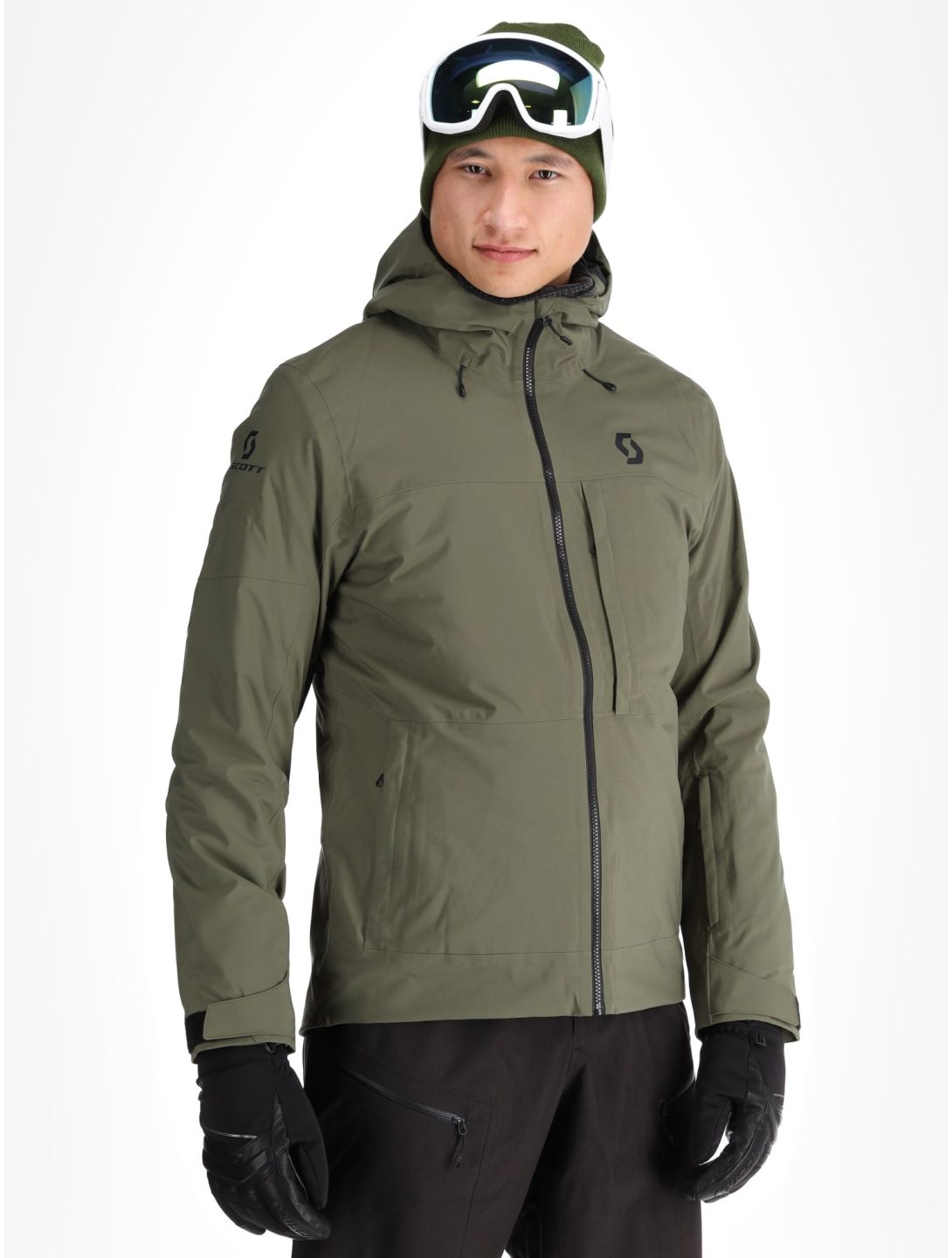 Scott, Jacket M's Ultimate Dryo 10 ski jacket men Douglas Green green 