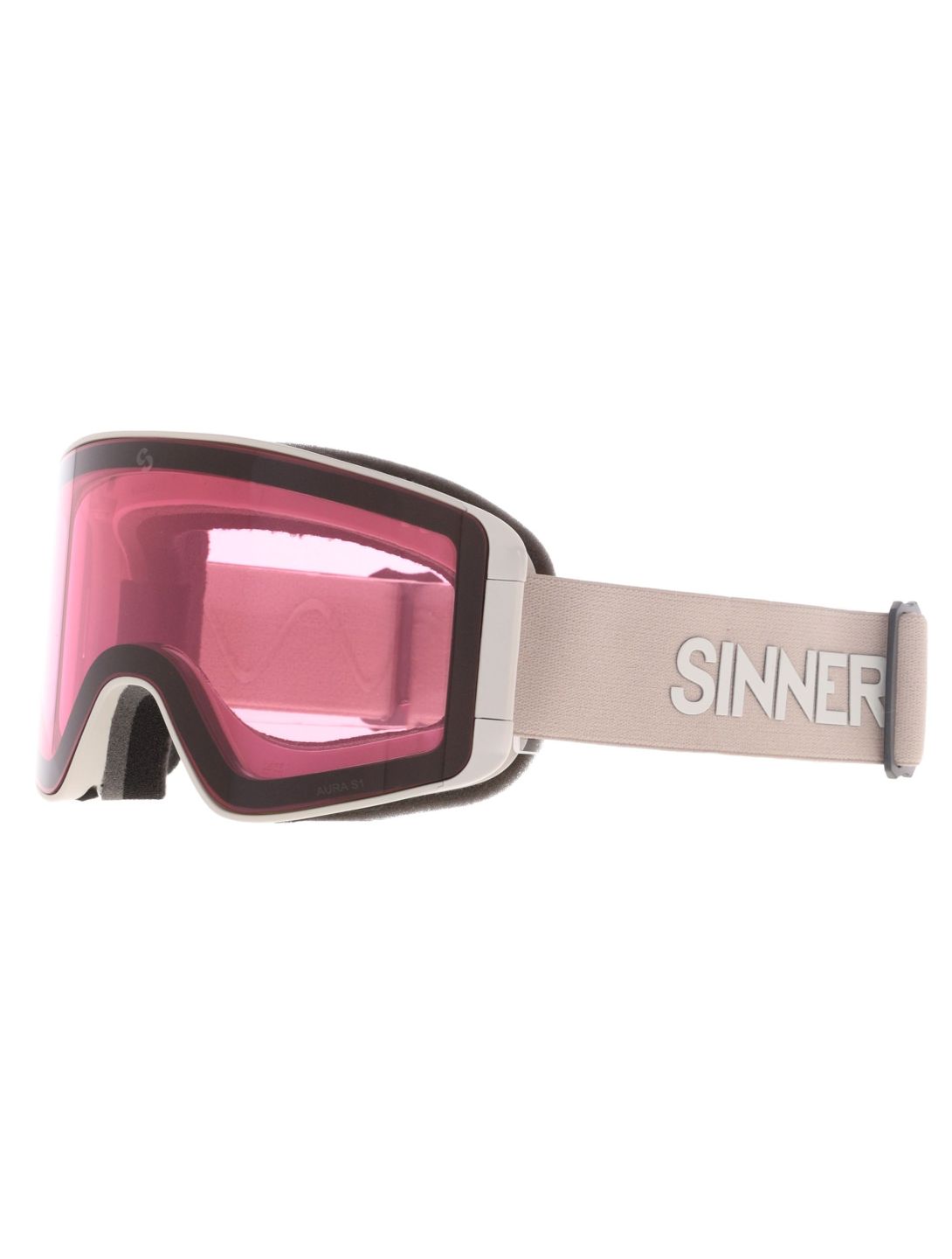 Sinner, Aura goggles spare lens unisex Matt Light Beige beige 