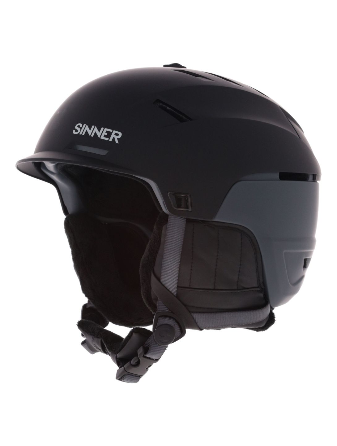 Sinner, Beartooth ski helmet unisex Matt Black black 