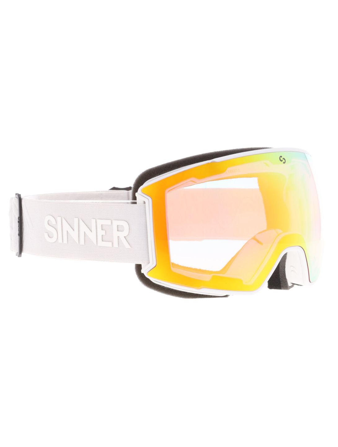 Sinner, Boreas goggles spare lens unisex Matt White white 