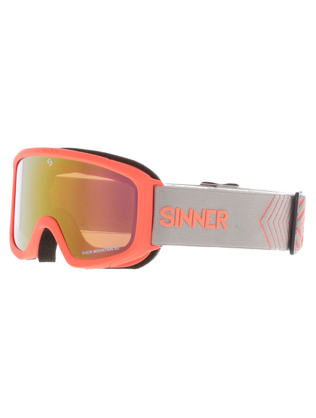 Sinner, Duck Mountain goggles kids Matt Orange orange 