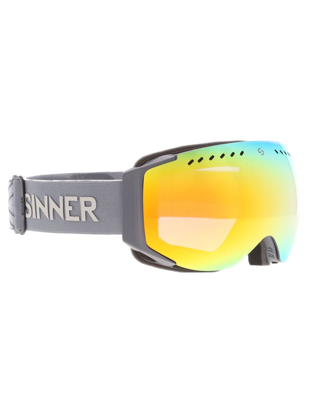 Sinner, Emerald goggles unisex Matt Dark Grey grey 