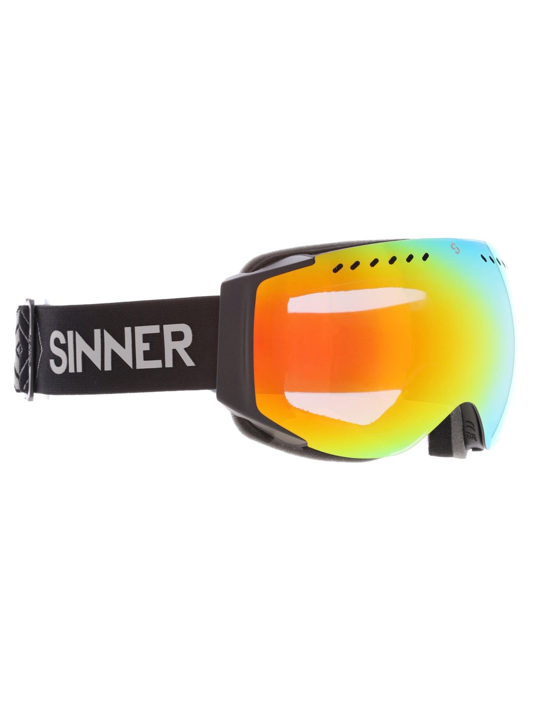 Sinner, Emerald goggles unisex Matt Black black 