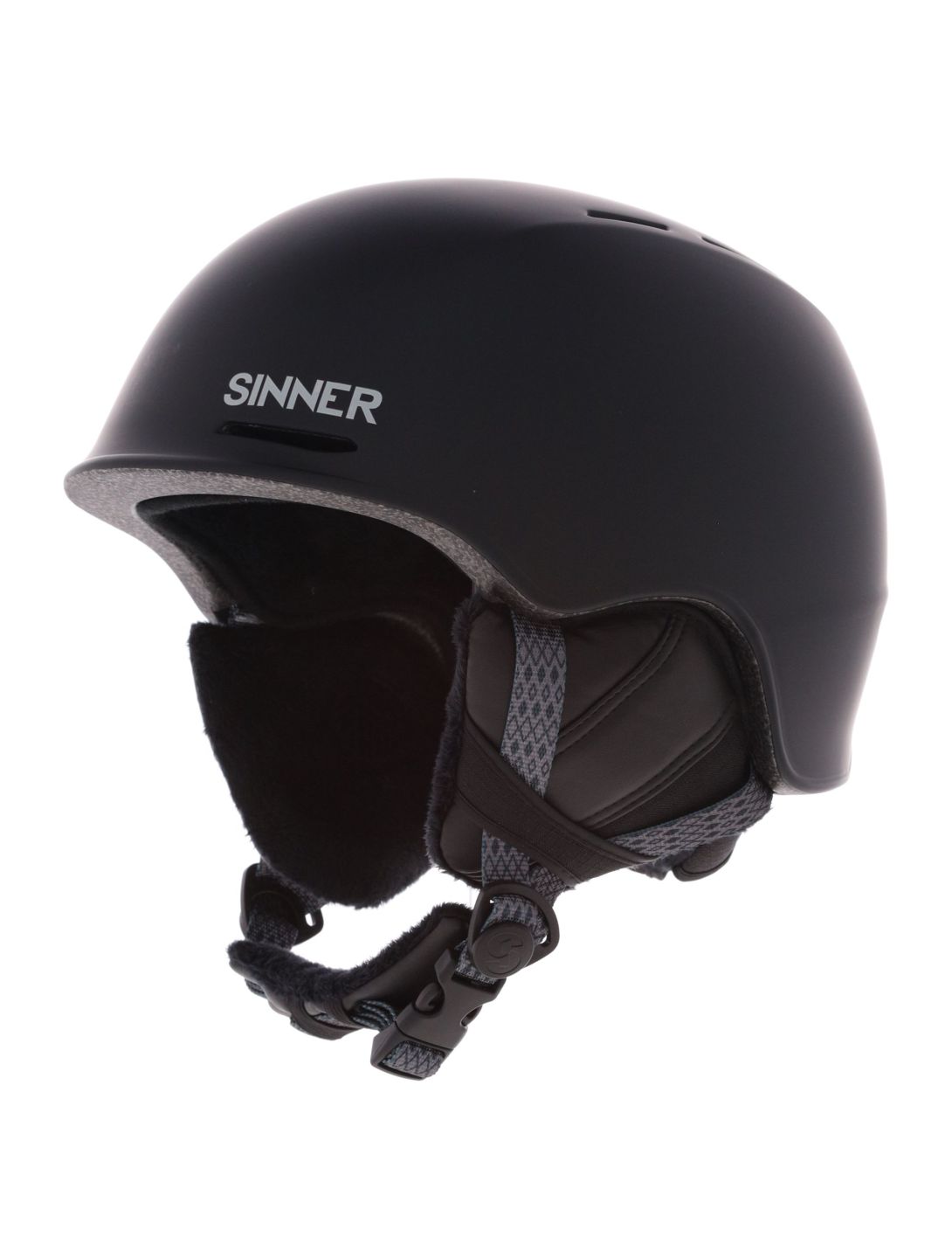 Sinner, Fortune ski helmet unisex Matt Black black 