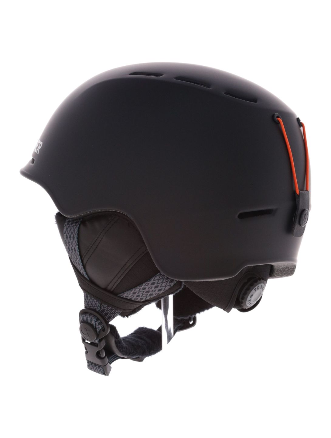 Sinner, Fortune ski helmet unisex Matt Black black 