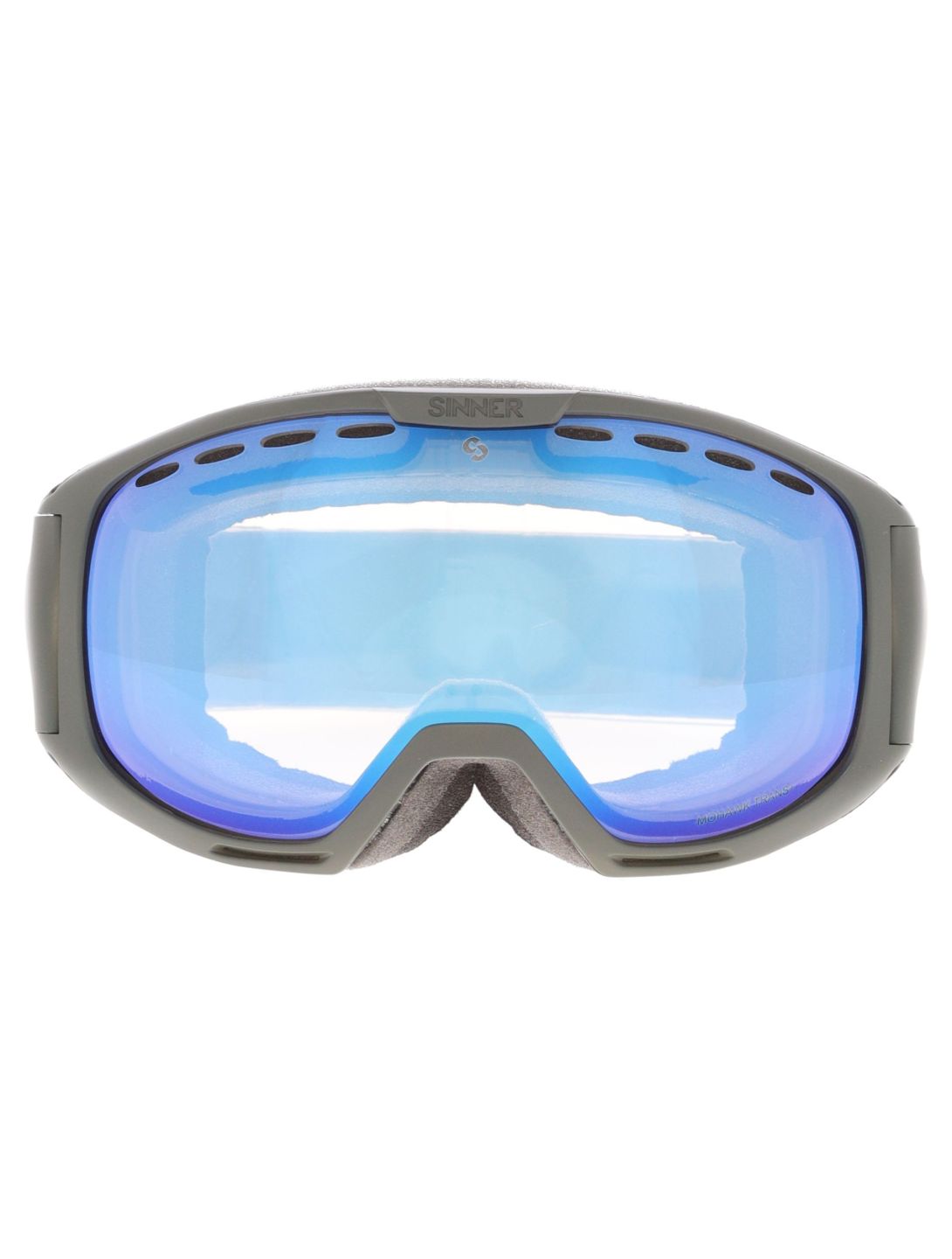 Sinner, Mohawk Trans+ goggles unisex Matt Moss Green green 