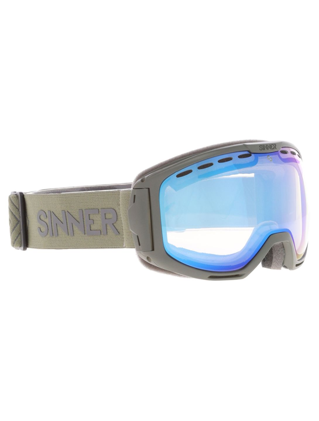 Sinner, Mohawk Trans+ goggles unisex Matt Moss Green green 