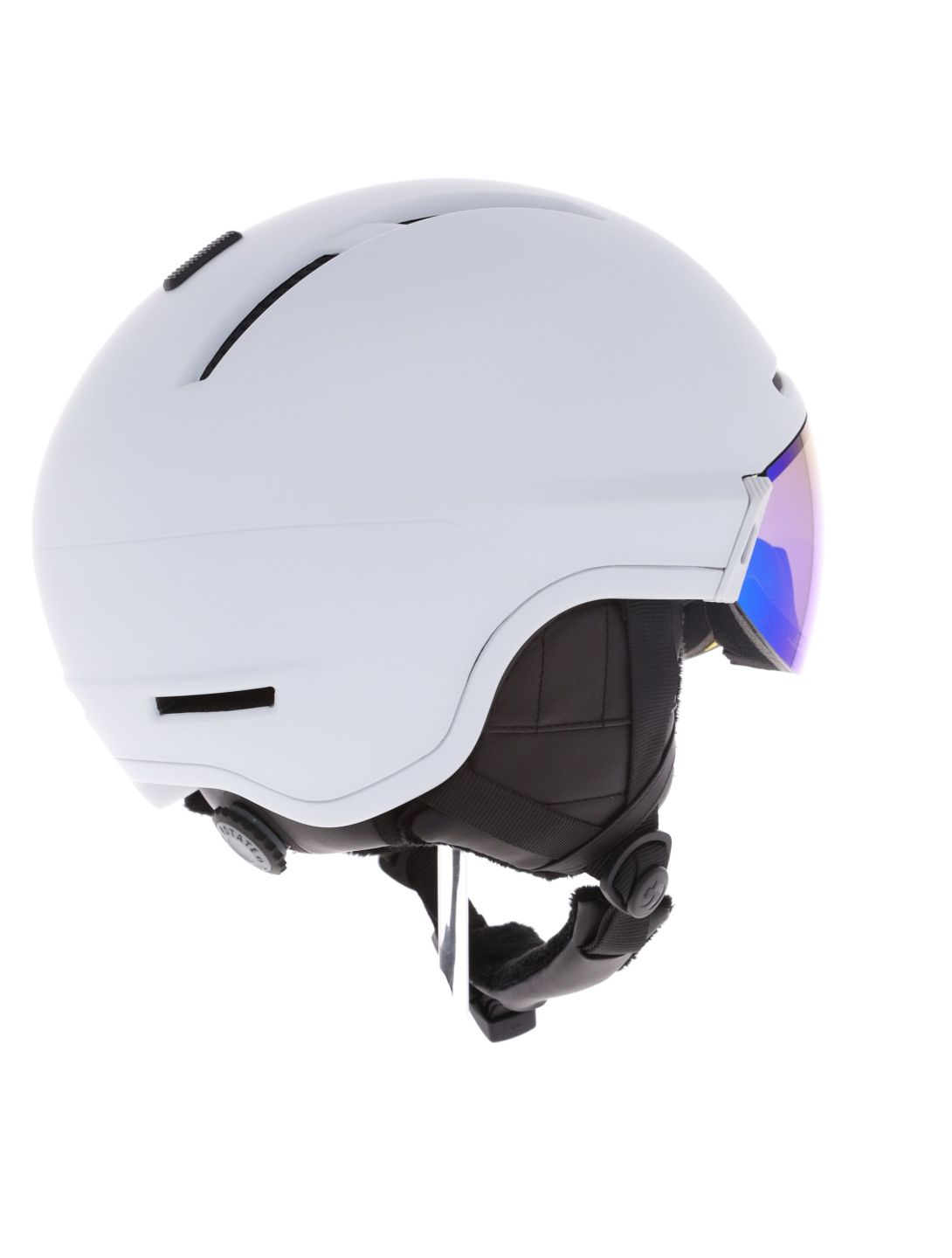 Sinner, Montblanc ski helmet with visor unisex Matt White white 