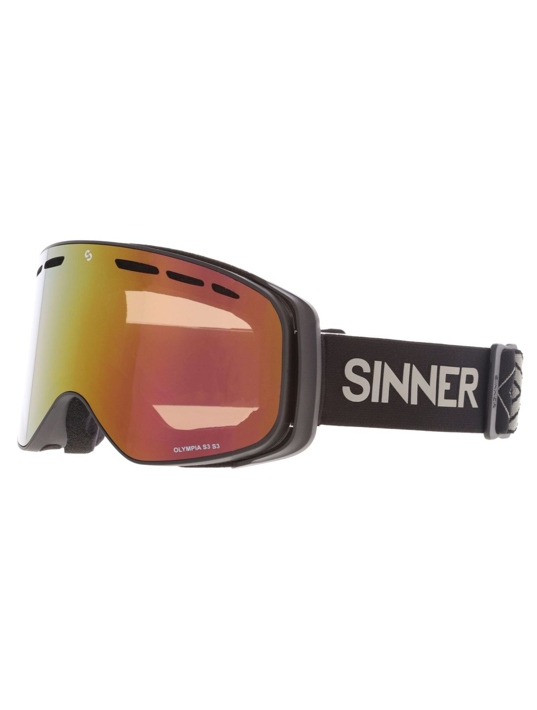 Sinner, Olympia goggles unisex Matt Black black 