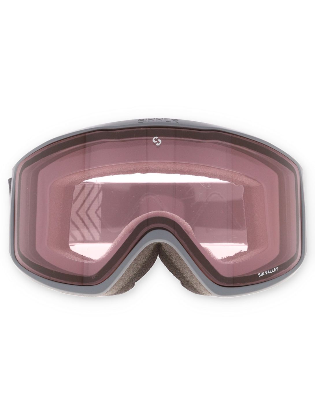 Sinner, Sin Valley goggles unisex Matt Dark Grey grey 