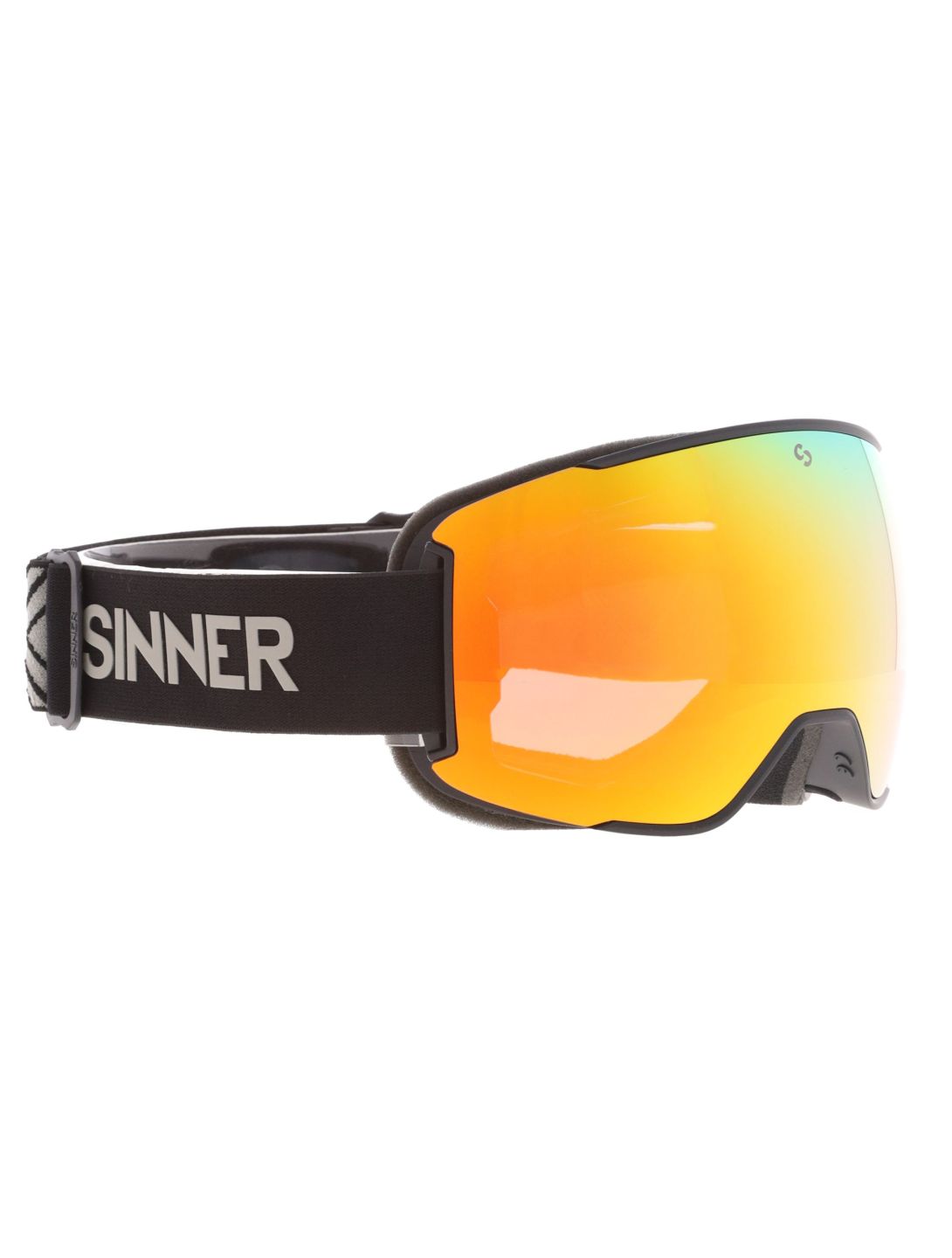 Sinner, Snowflake goggles spare lens unisex Matt Black black 