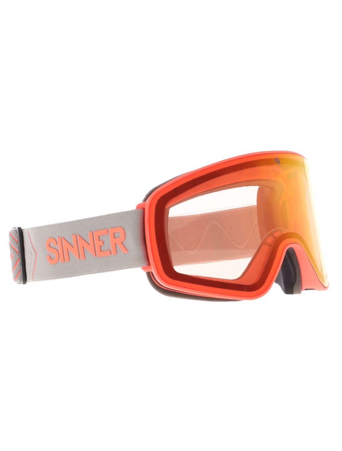 Sinner, Snowghost goggles unisex Matt Orange grey, orange 