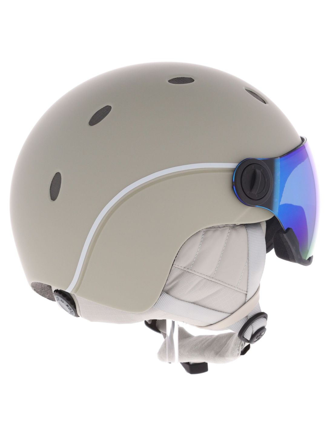 Sinner, Titan Visor ski helmet with visor unisex Matt Light Grey grey 