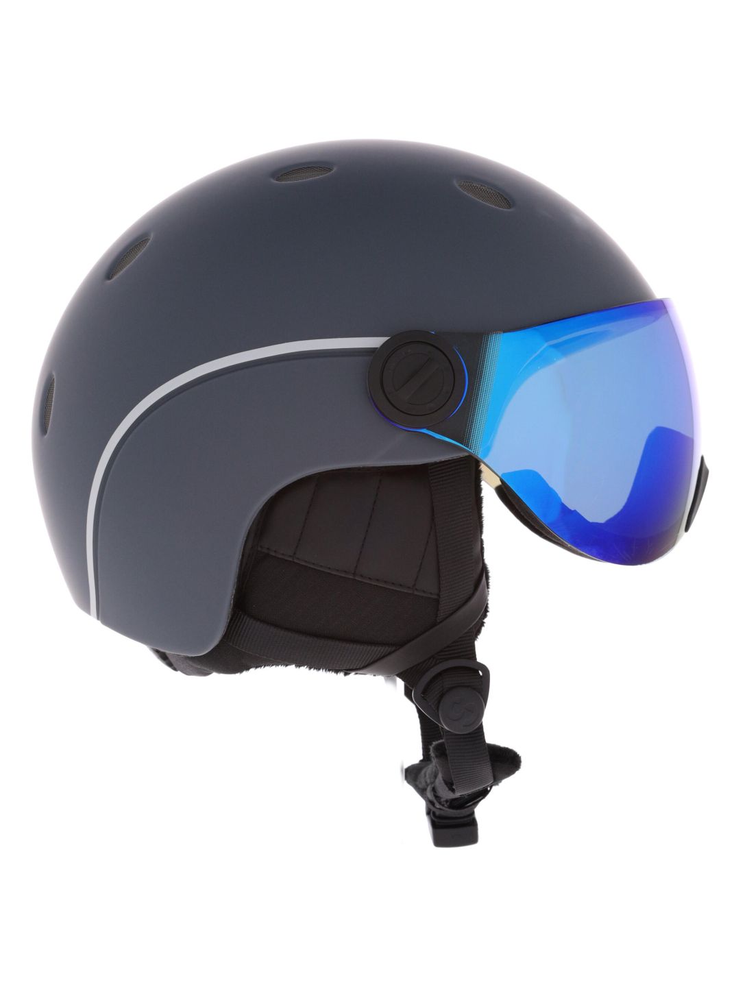 Sinner, Titan Visor ski helmet with visor unisex Matt Dark Grey grey 