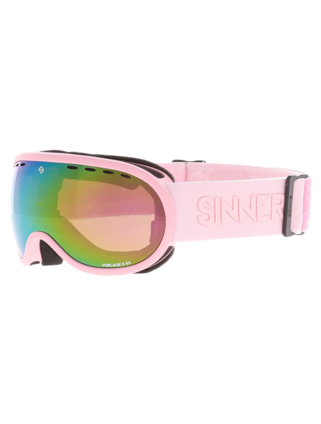 Sinner, Vorlage S goggles unisex Matt Pink pink 