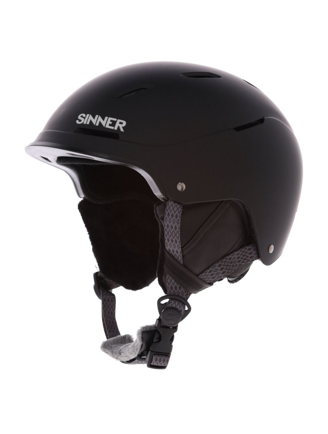 Sinner, Whistler ski helmet unisex Matt Black black 