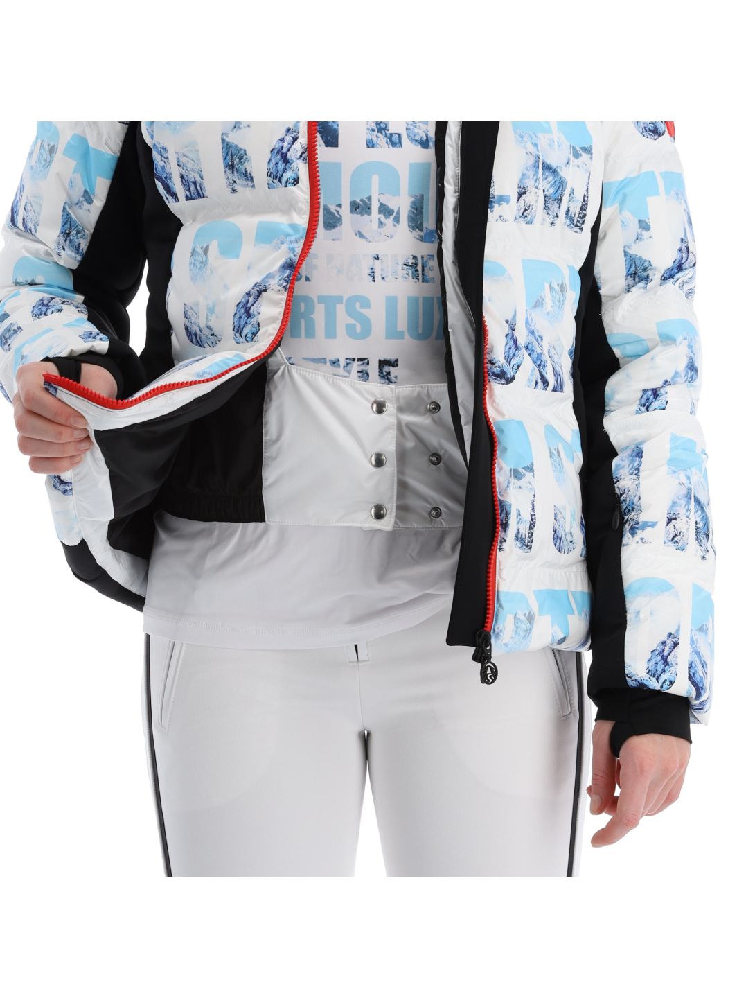 Sportalm Kitzbühel, 9820503185 ski jacket women optical white 