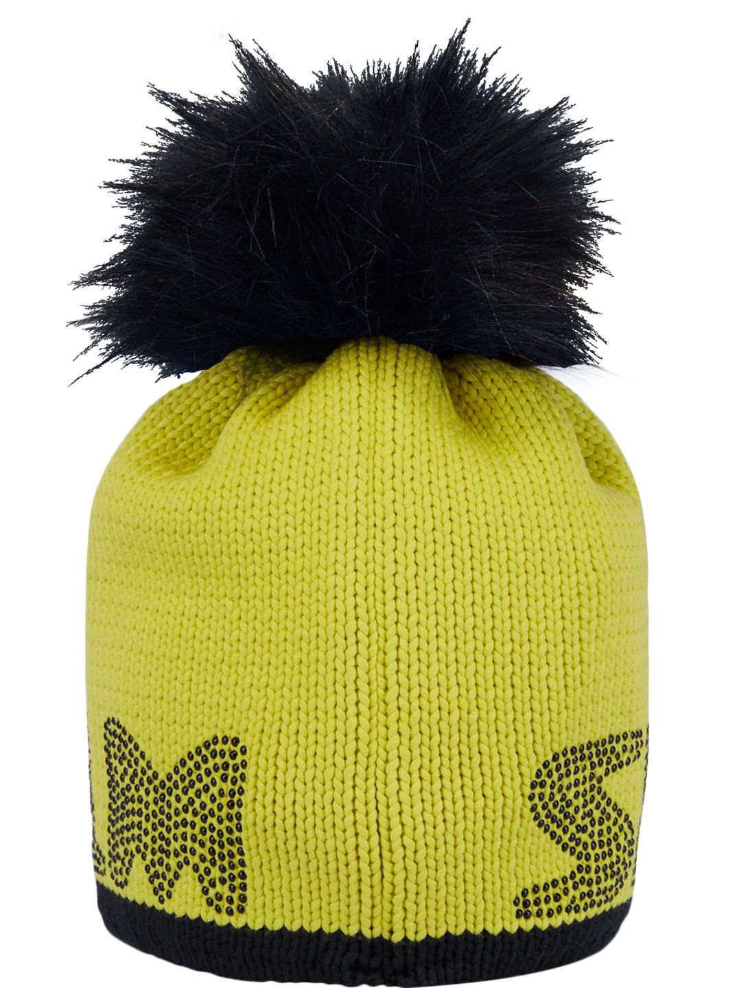 Sportalm Kitzbühel, Almrosn Fakefur beanie women Blazing Yellow yellow 