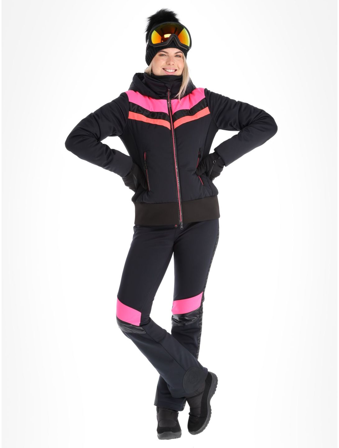 Sportalm Kitzbühel, Anniston m.Kap.o.P. ski jacket women Black black 