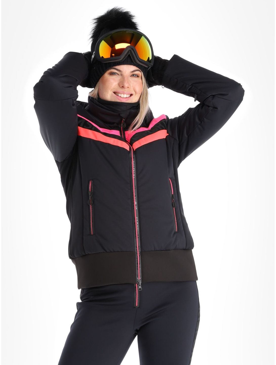 Sportalm Kitzbühel, Anniston m.Kap.o.P. ski jacket women Black black 