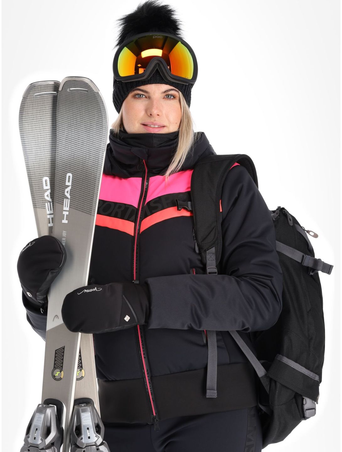 Sportalm Kitzbühel, Anniston m.Kap.o.P. ski jacket women Black black 