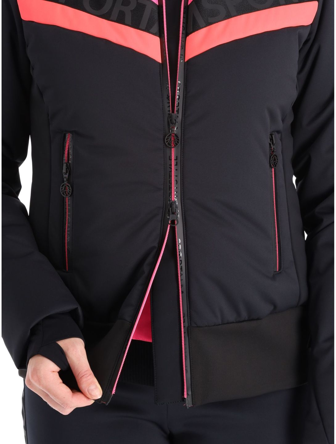 Sportalm Kitzbühel, Anniston m.Kap.o.P. ski jacket women Black black 