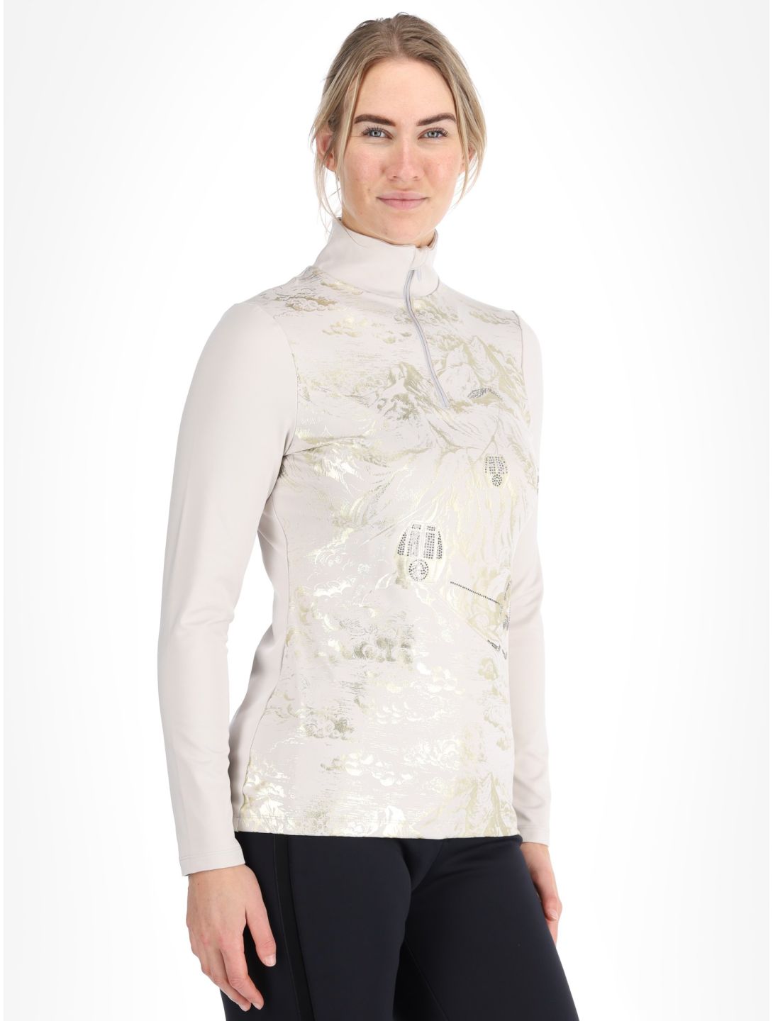 Sportalm Kitzbühel, Bormio pullover women Silver Cloud Zilver 