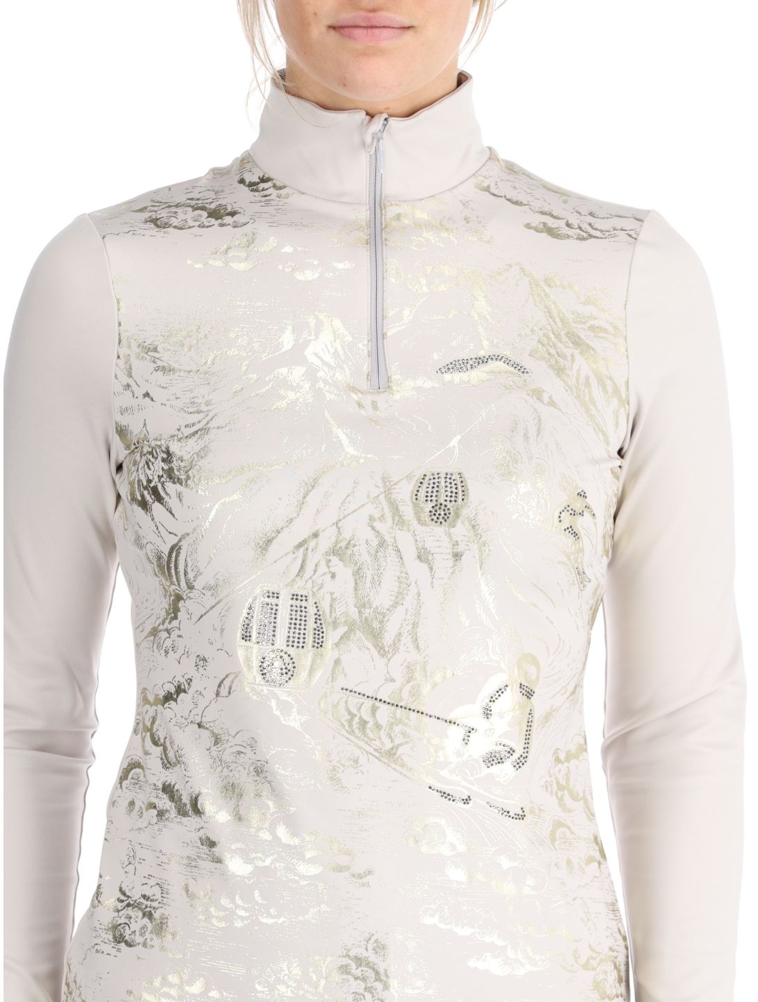 Sportalm Kitzbühel, Bormio pullover women Silver Cloud Zilver 