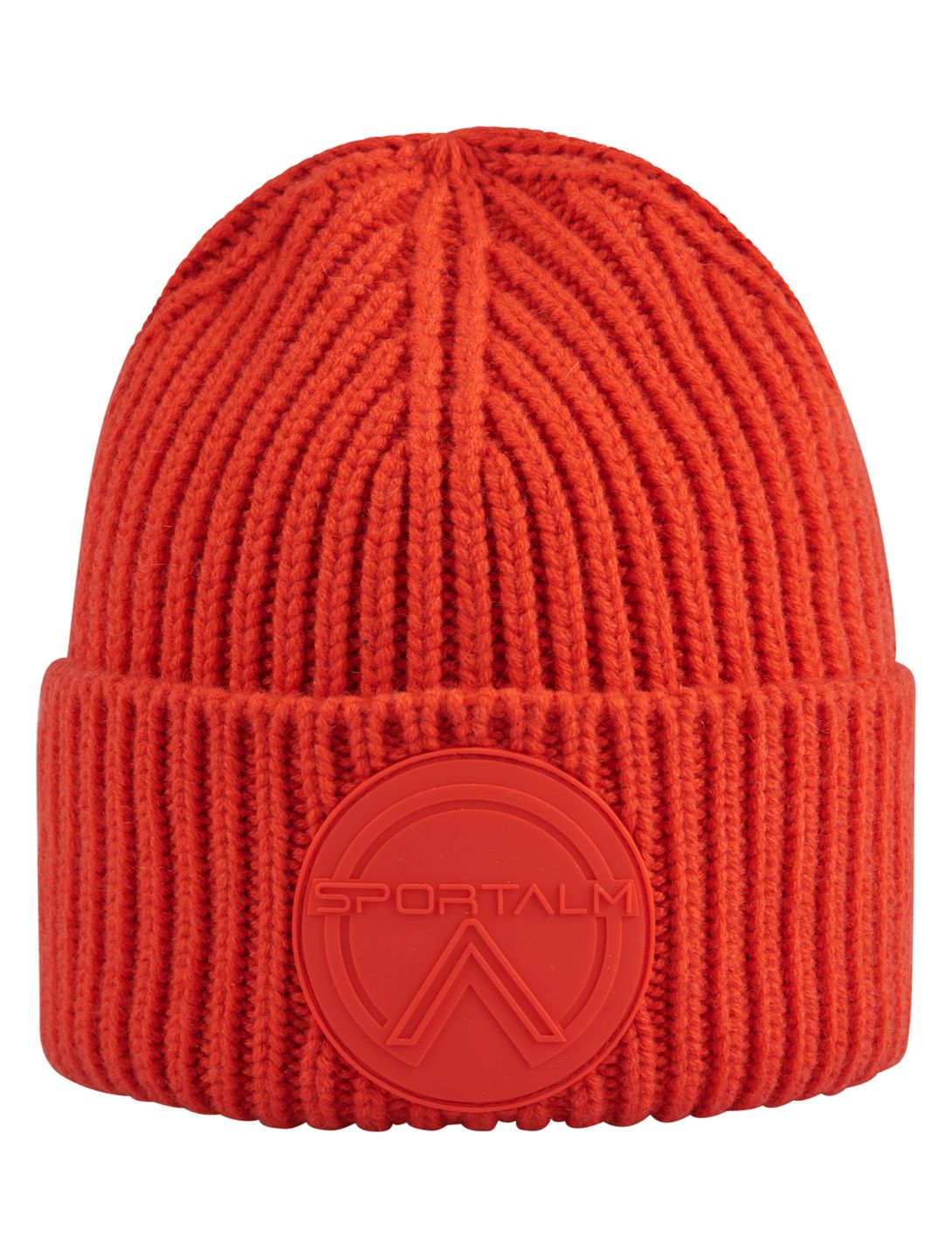 Sportalm Kitzbühel, Graphic beanie men Paprika Flame red 