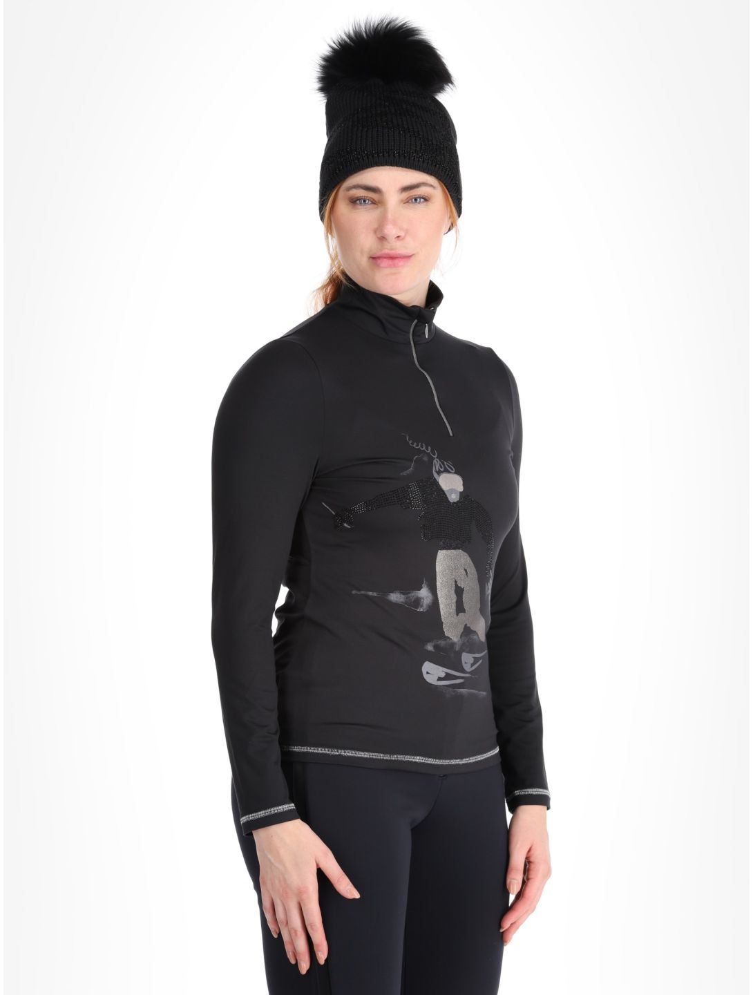 Sportalm Kitzbühel, Holy pullover women Black black 