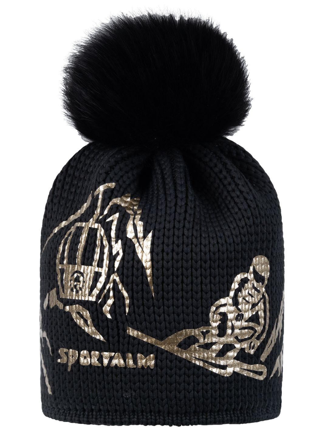 Sportalm Kitzbühel, Honolulu SKI beanie women Black black 