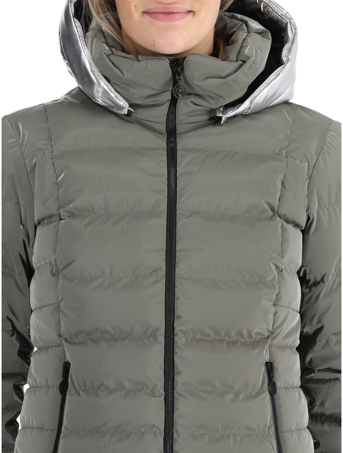 Sportalm Kitzbühel, Lissabon CH m.Kap.o.P. ski jacket women Abbey Stone grey 