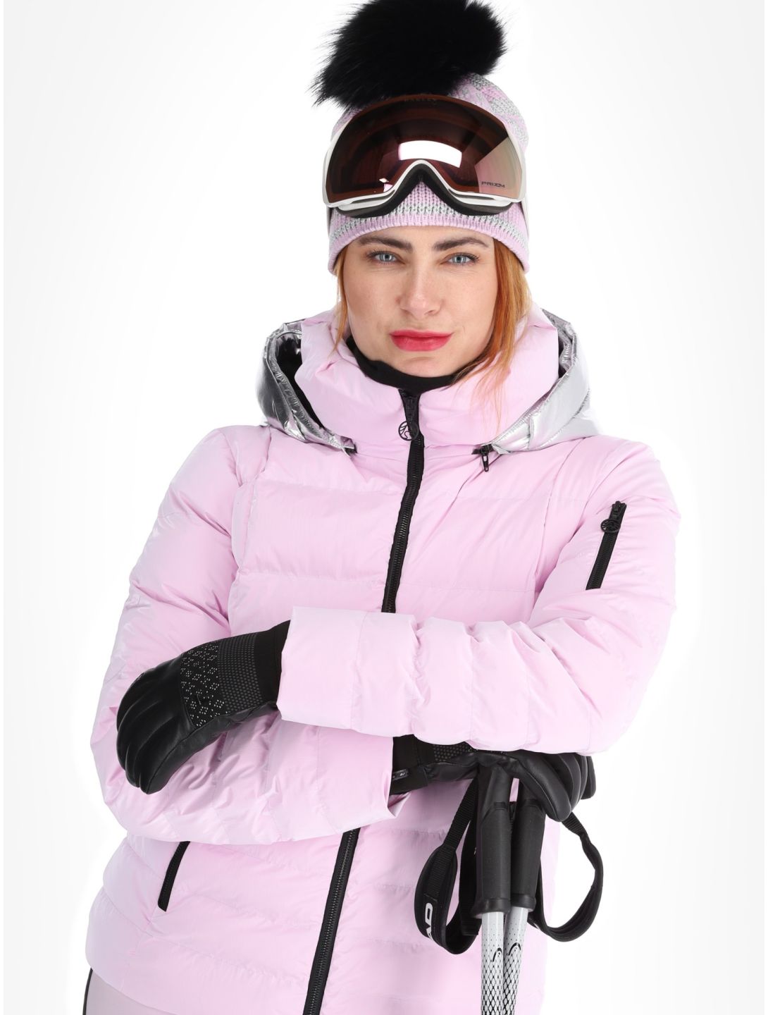 Sportalm Kitzbühel, Lissabon CH m.Kap.o.P. ski jacket women Chalk Pink pink 