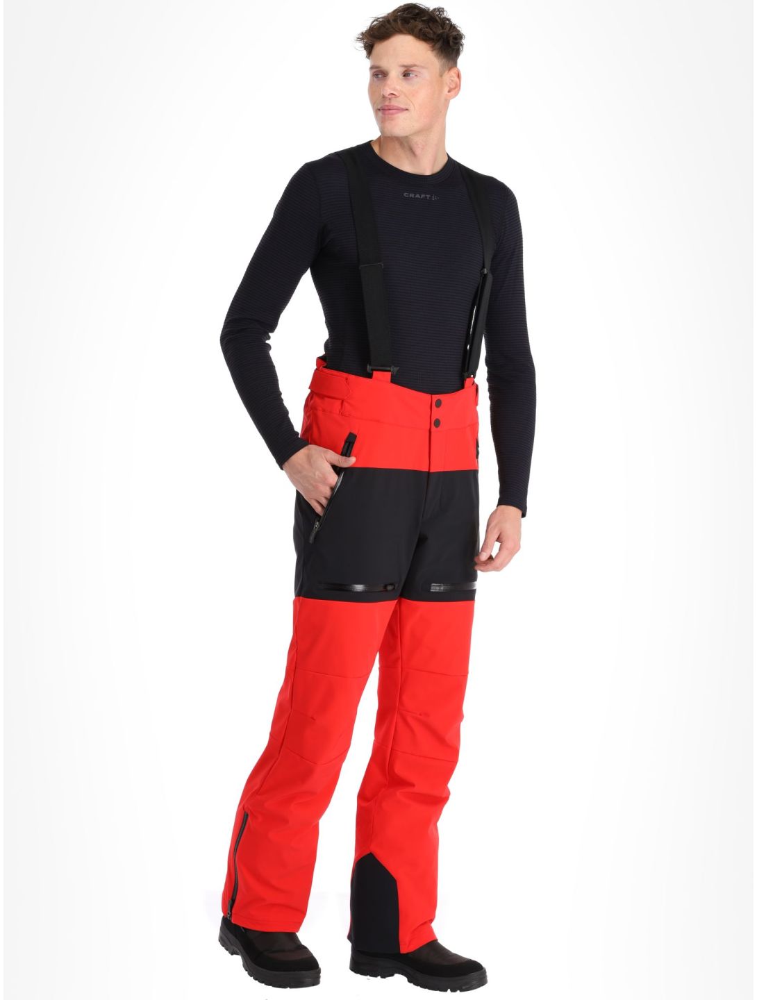 Sportalm Kitzbühel, Minor m.Träger ski pants men Red red 