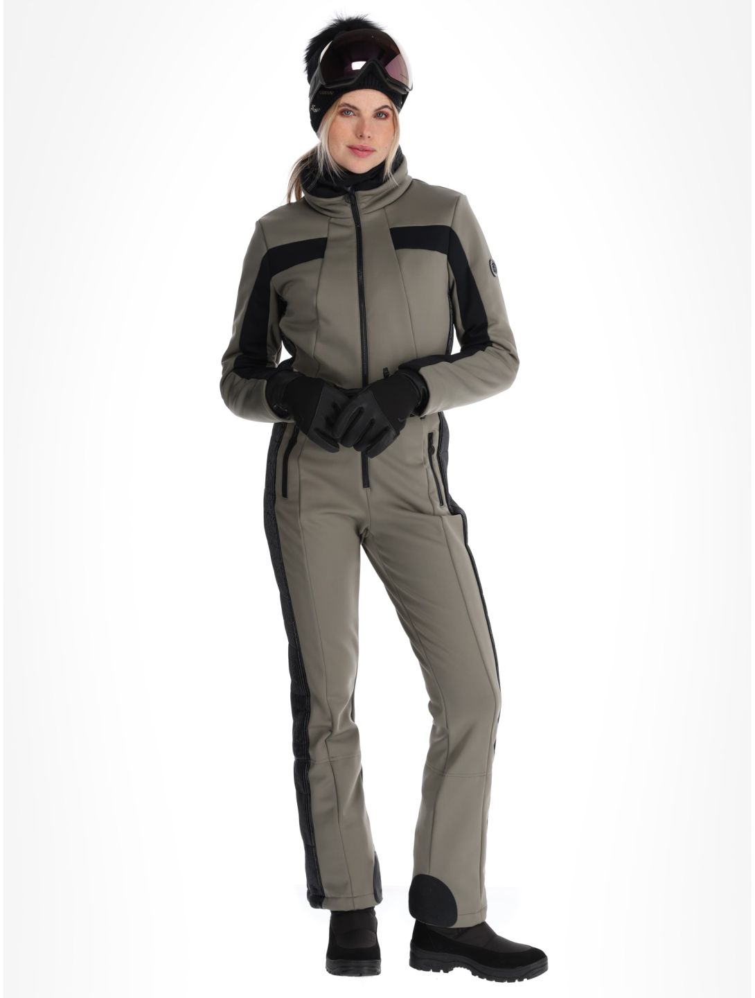 Sportalm Kitzbühel, Minsk CH o.K. ski suit women Abbey Stone grey 