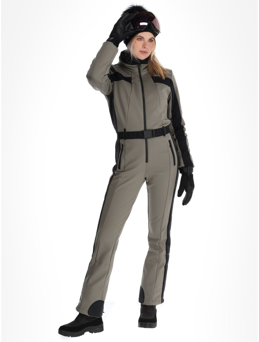 Sportalm Kitzbühel, Minsk CH o.K. ski suit women Abbey Stone grey 