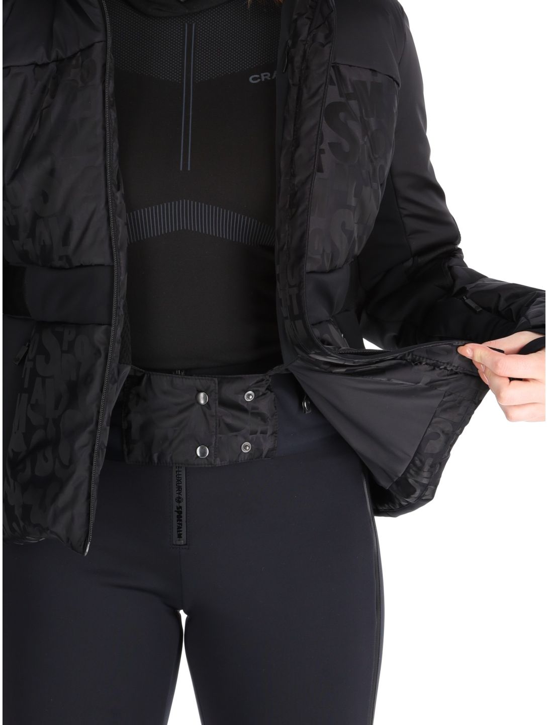 Sportalm Kitzbühel, Mumbai NE m.Kap.o.P. ski jacket women Black black 