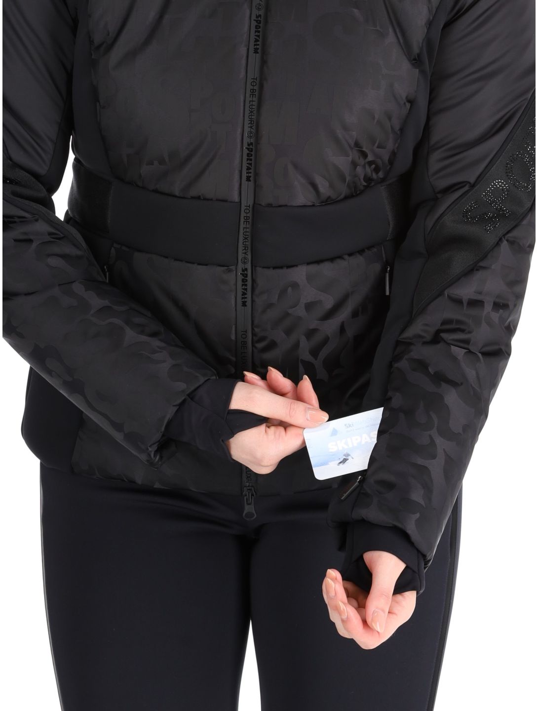 Sportalm Kitzbühel, Mumbai NE m.Kap.o.P. ski jacket women Black black 